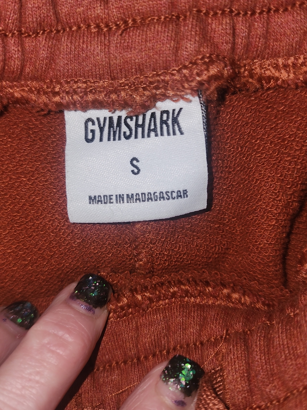 Men's Gymshark Rust Orange Sweat Outfit - Picture 5 of 5